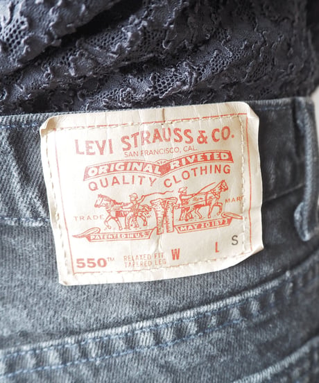Remake Levi's550 Crashed Big Denim BK