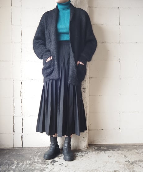 Mohair Shawl Collar Cardigan BK