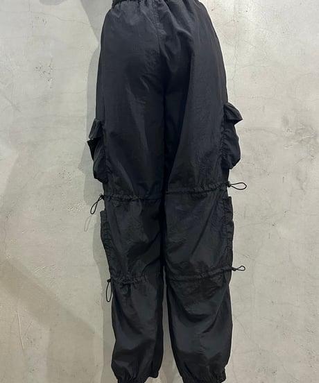 Drawstrings Cargo Jogger Pants BK