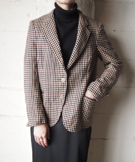 Glen Check Tailored Jacket BEBK