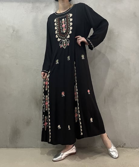 Floral Embroidery Dress BKPK