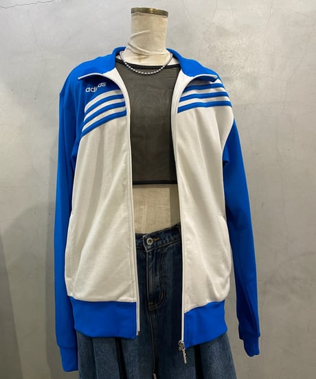 adidas Bicolor Zip-Up Track Jacket BL WH