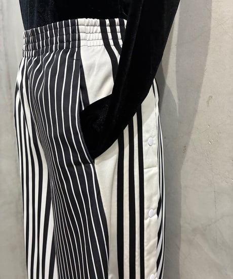 adidas Side Snap Stripe × Dot Track Pants BKWH