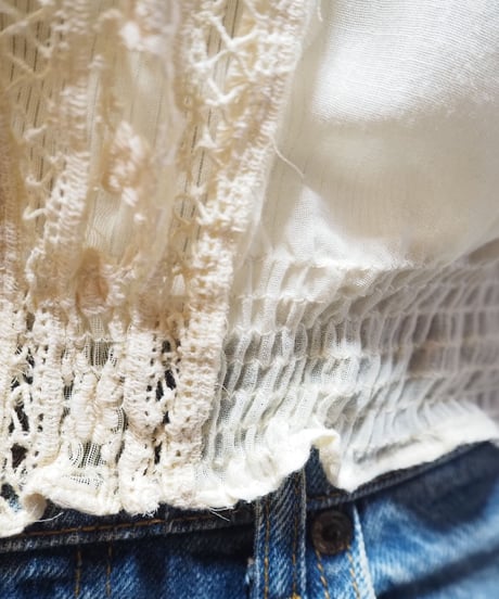 Lace Big Collar Blouse IV