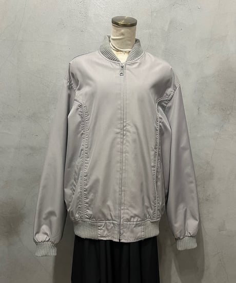 Rib Cuff Zip Up Blouson GR