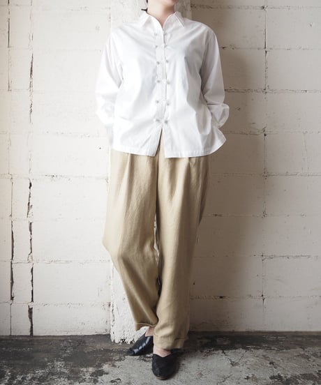 China Button Shirt WH
