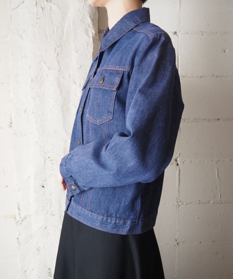 1960~70's Bat Dye Denim Jacket NV