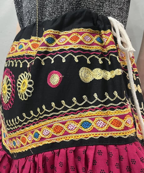 Embroidery Batic Flared Skirt BKPI