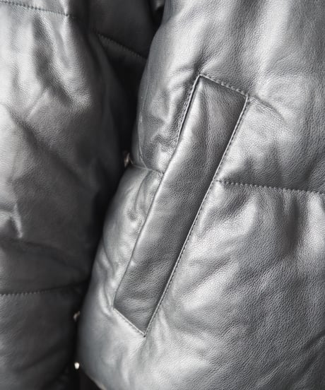 Fake Leather Down Jacket BK