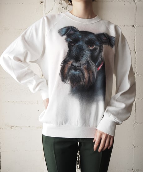 Schnauzer Print Sweat WH