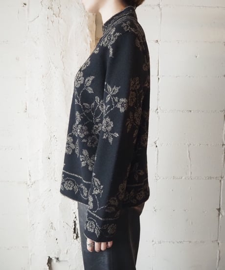 China Knit Jacket   BK