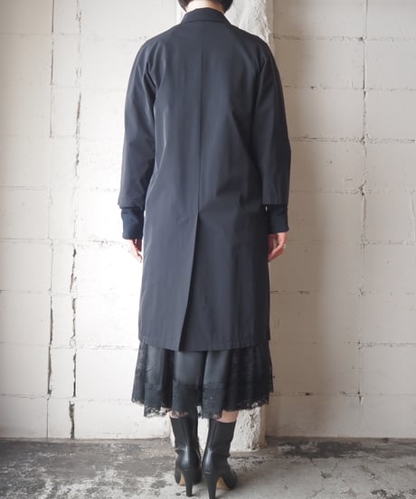 MaxMara Bal Collar Nylon Coat BK
