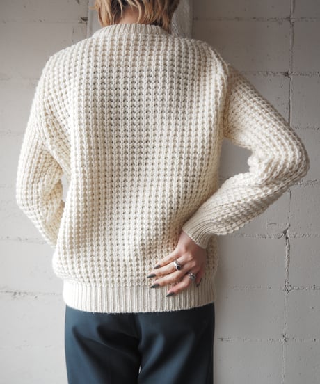 Crew Neck Fisherman Sweater IV
