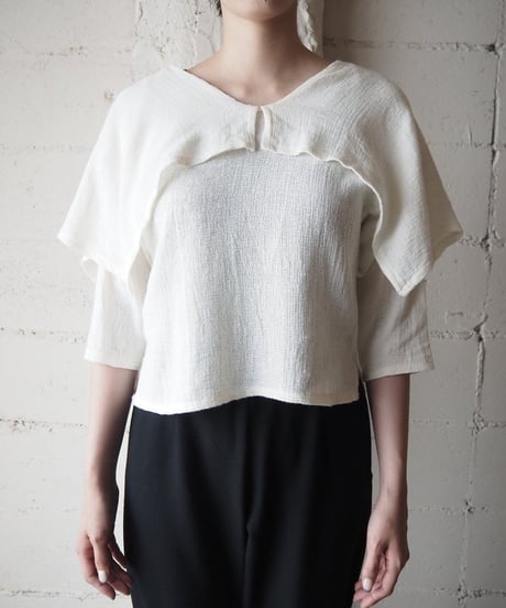 Square Big Collar Design Blouse IV