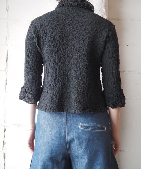 me ISSEY MIYAKE Gather Jacket BK