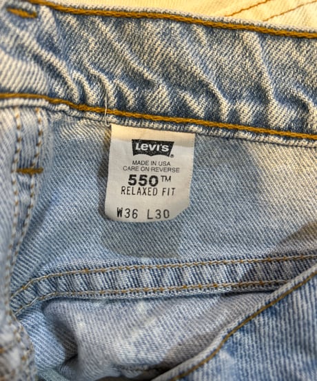 Levi's 550 Straight Denim Pants LBL WH