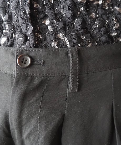 tricot COMME des GARÇONS 2 Tuck Slacks BK