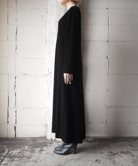 Ronni Nicole Velour L/S Dress BK