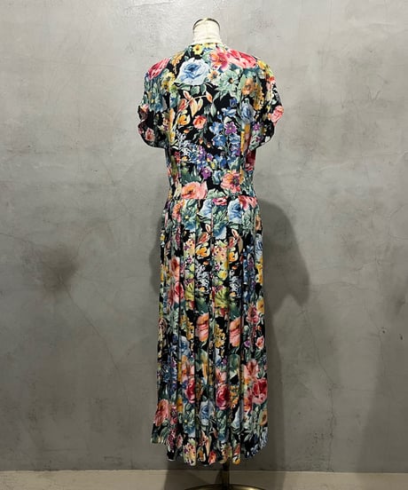 F/S Flower Pattern Dress BKPI