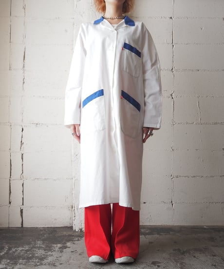 France Bicolor Work Coat WHBL