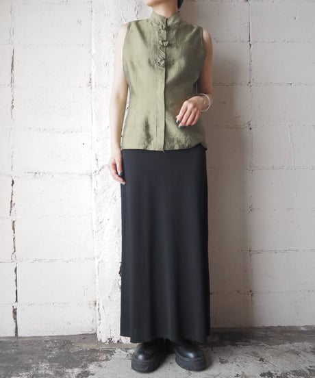 Sleeveless China Blouse YGR