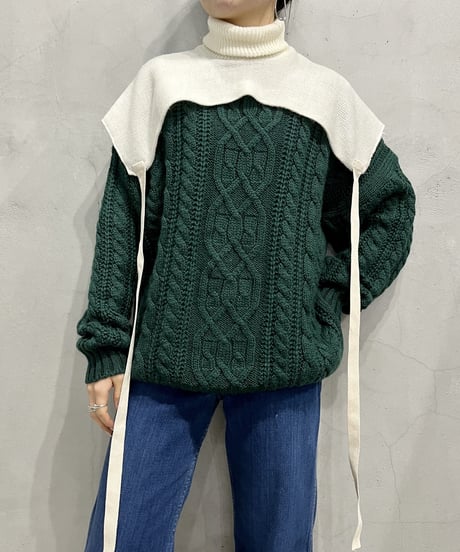 Side Belt Short Vest WH