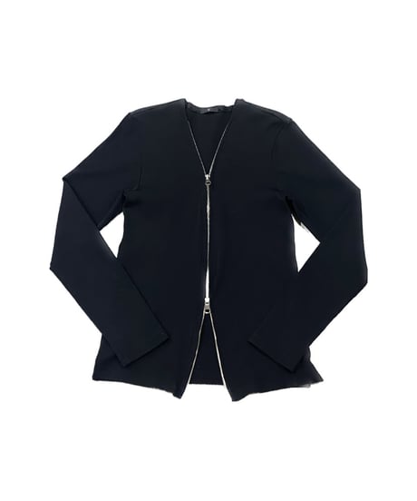 Y's Rib Double Zip Up Tops