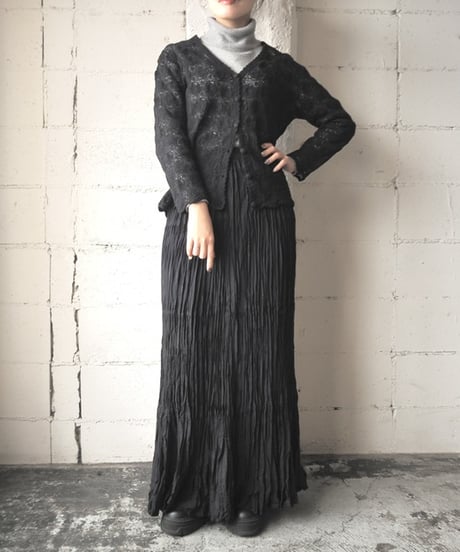 Hand Knit Crochet Cardigan BK