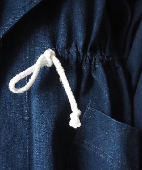 Shawl Collar Denim Coat BL