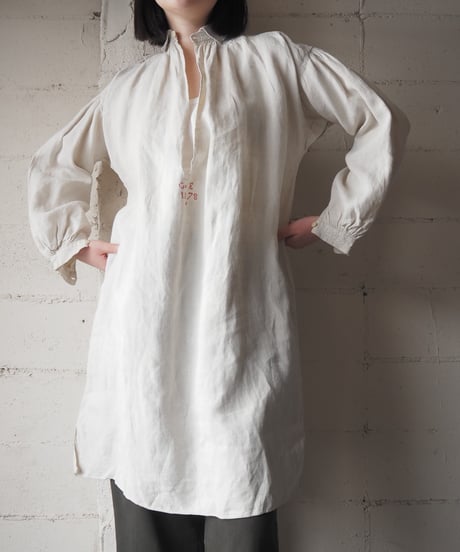 1920's Linen Long Shirt IV