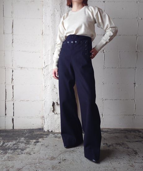 1970's US NAVY Wool Sailor Pants NV