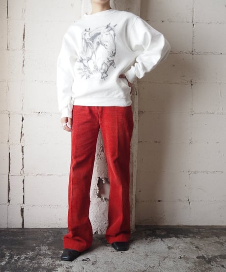 Horse Print Sweat WH