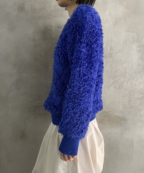 Shaggy Design Rib Knit BL