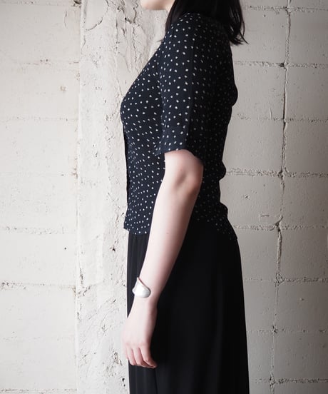 Tiny Pattern Short Sleeve Shirt NV