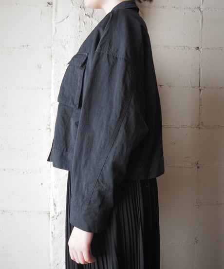 NIKE Crop Oversized Field Jacket BK