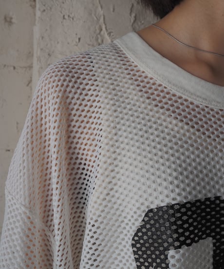 1980's Russell "34" Mesh Tee WH