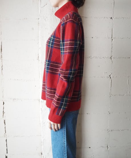 Ralph Lauren Turtle Check Knit REGN