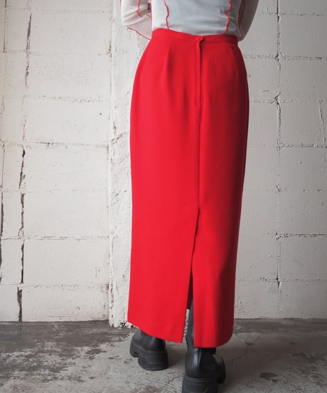 Back Slit Tight Skirt RE