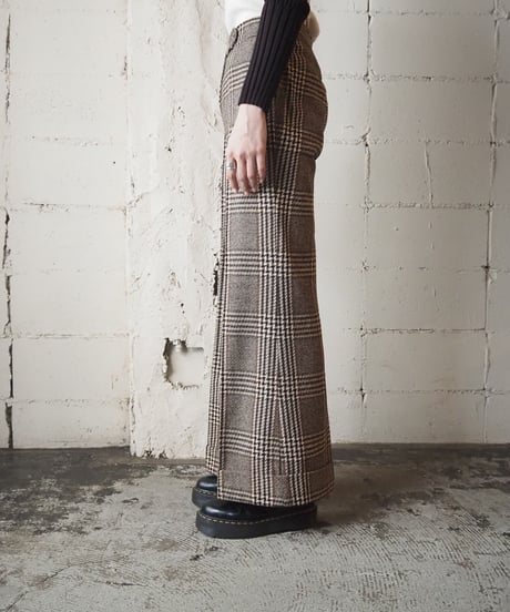 Check  Flared Pants  BRBE