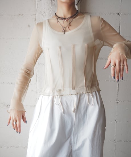 Mellow Design Sheer Tops BE