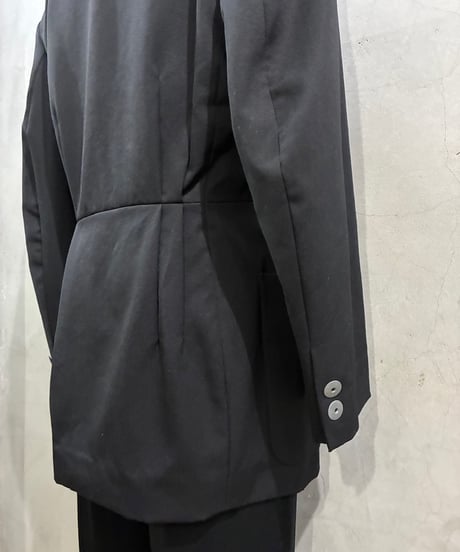 MICHIKO KOSHINO Wool Tuck Jacket BK