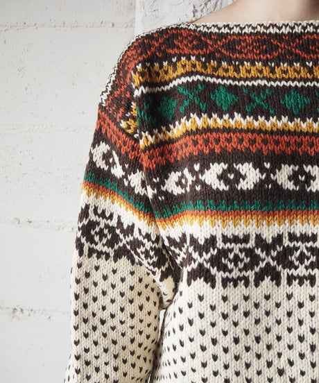 Nordic Pattern Hand Knit BRIV