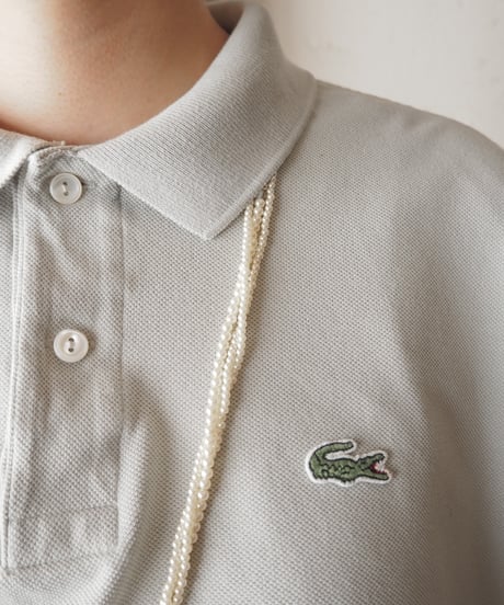 Remake LACOSTE Cropped Polo Shirt LGN