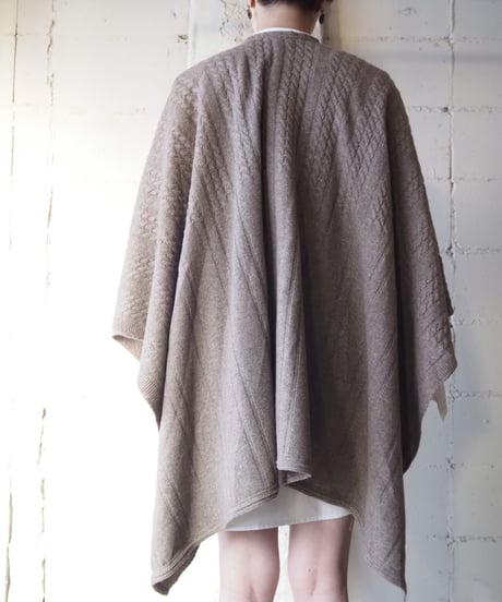 Cable Knit Cape Cardigan BE