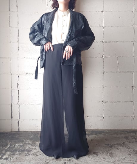 Design Collar Leather Jacket BK