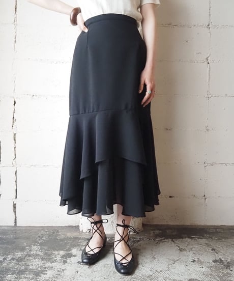Layered Mermaid Skirt BK