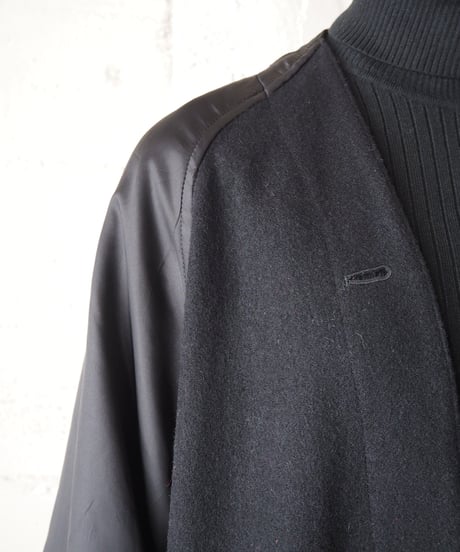 Burberry's Wool×Satin Liner Coat BK