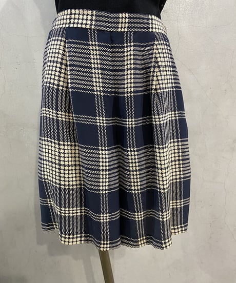 Ralph Lauren Check Pattern Tuck Pants BKBE