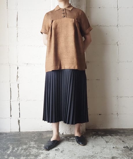 Belted Design Pullover BR