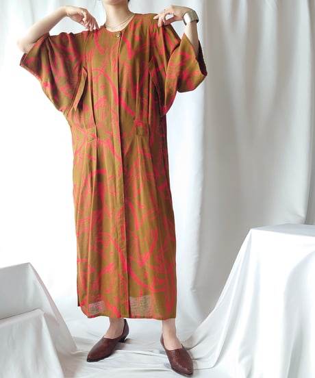 Wide Silhouette Pattern Dress BRRE